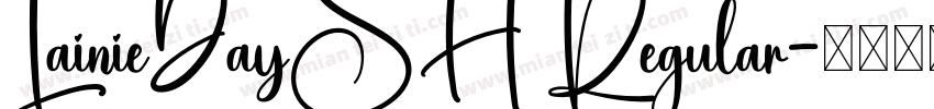 LainieDaySH Regular字体转换